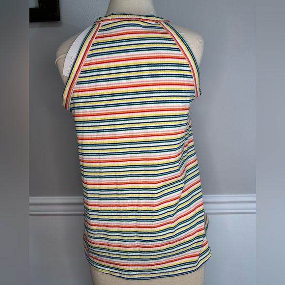 NWT Society & Stitch Multicolored Halter Racerback Tank - Picture 6 of 9